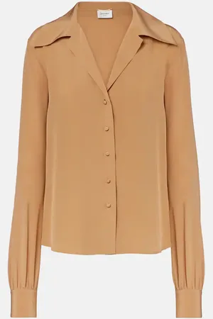 Saint Laurent Bluse aus Crêpe de Chine aus Seide