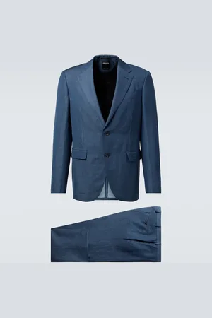 Ermenegildo Zegna Anzug aus Wolle und Leinen