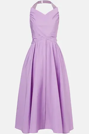 Patou Midikleid aus Faille
