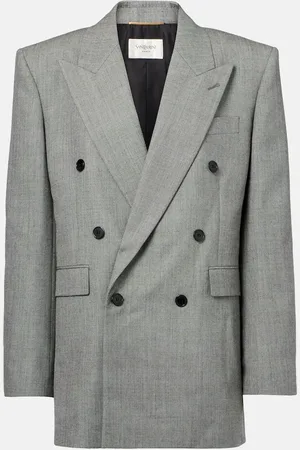 Saint Laurent Blazer aus Woll-Twill