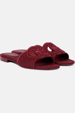 Gucci Pantoletten Interlocking G GG aus Canvas