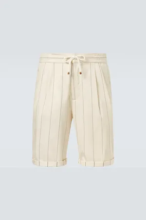 Brunello Cucinelli Bermuda-Shorts aus Wolle und Baumwolle