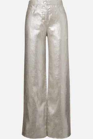 Max Mara Weite Hose Malika aus Leinen