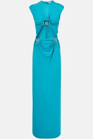 CHRISTOPHER ESBER Maxikleid Duo Bezel Quartz aus Jersey