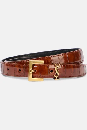 Saint Laurent Gürtel Cassandre aus Leder