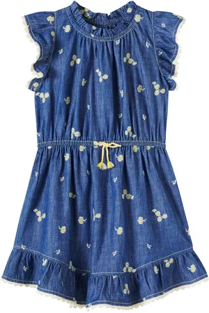 ZIMMERMANN Besticktes Kleid Lucky Kids aus Baumwolle