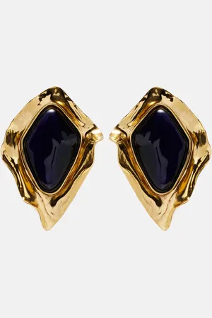 Saint Laurent Verzierte Clip-Ohrringe