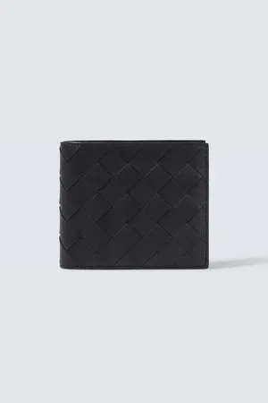 Bottega Veneta Portemonnaie Intrecciato aus Leder