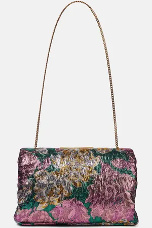 Saint Laurent Clutch Small aus Brokat