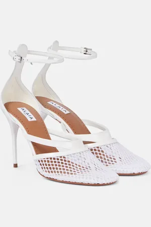 Alaïa Alaïa Pumps Infradito 90 aus Lackleder