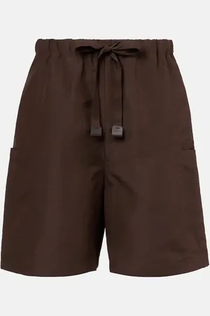 Max Mara Shorts Quebec aus Leinen und Seide