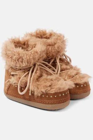 INUIKII Schneestiefel Long Curly mit Shearling