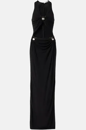 CHRISTOPHER ESBER Maxikleid Duo Bezel Quartz aus Jersey