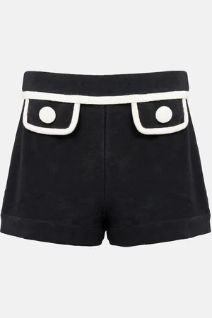 Adriana Degreas High-Rise Shorts aus Frottee