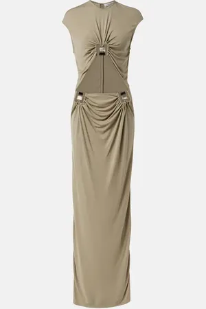 CHRISTOPHER ESBER Maxikleid Duo Bezel Quartz aus Jersey