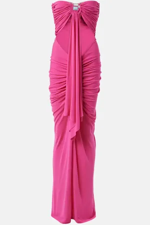 CHRISTOPHER ESBER Maxikleid Duo Bezel aus Jersey