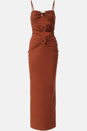 CHRISTOPHER ESBER Maxikleid Pierced Orbit aus Jersey