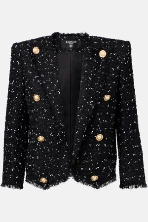 Balmain Jacke Spencer aus Tweed