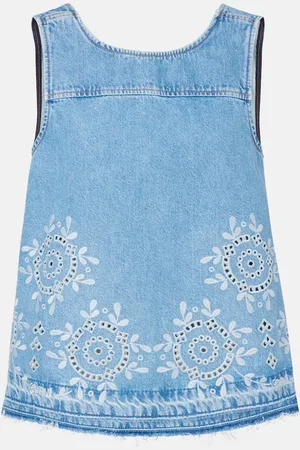 Ganni Top aus Denim