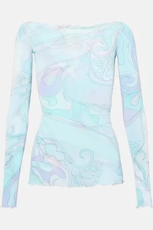 Puccini Top Orchidee aus Mesh