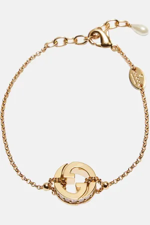 Gucci Verziertes Armband Blondie Interlocking G