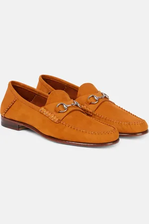 Gucci Loafers Gigi Horsebit aus Veloursleder
