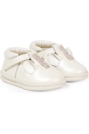Donsje Baby Schuhe Zilpa aus Metallic-Leder