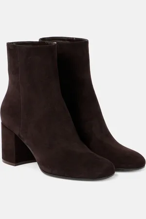 Gianvito Rossi Ankle Boots Joelle 70 aus Veloursleder