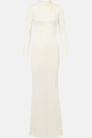 AYA MUSE Maxikleid Viva aus Seide und Kaschmir
