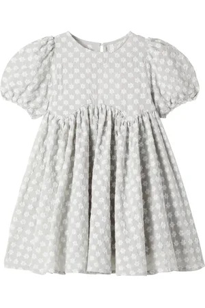 Rylee + Cru Besticktes Kleid Rose aus Baumwolle