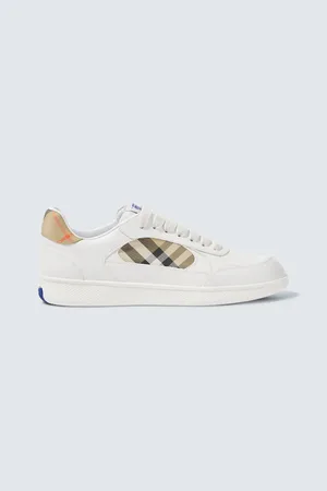 Burberry Sneakers Check EKD aus Leder