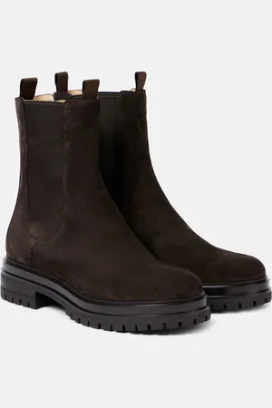 Gianvito Rossi Chelsea Boots Chester aus Veloursleder