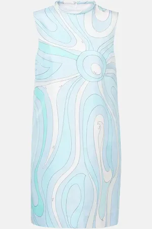 Puccini Minikleid Marmo aus Seide