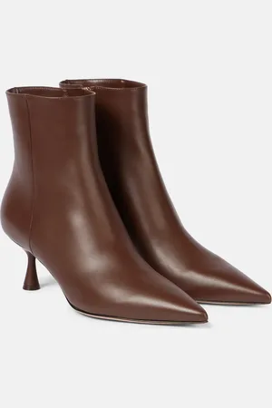 Gianvito Rossi Ankle Boots Murray 55 aus Leder