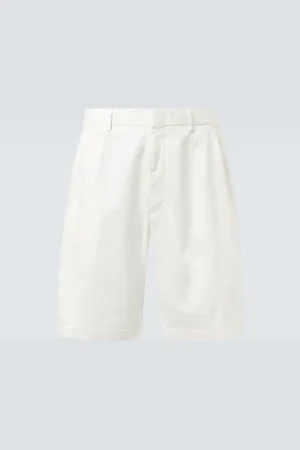 Ermenegildo Zegna Bermuda-Shorts aus Baumwolle und Leinen