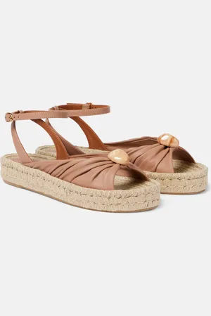 ZIMMERMANN Espadrille-Sandalen Gleam aus Leder