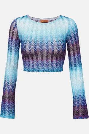 Missoni Cropped-Top aus Häkelstrick