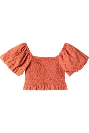 Rylee + Cru Besticktes Top Trixie aus Baumwolle