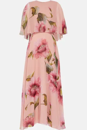 Giambattista Valli Bedrucktes Maxikleid aus Seide