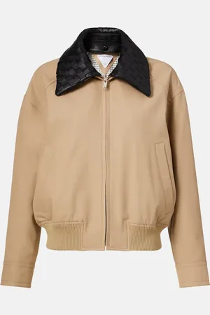 Bottega Veneta Blouson Intrecciato aus Baumwoll-Twill