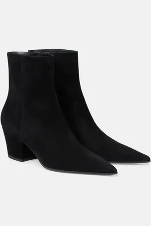 Gianvito Rossi Ankle Boots Keinna 55 aus Veloursleder