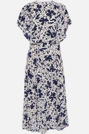 Stella McCartney Bedrucktes Midikleid aus Seide