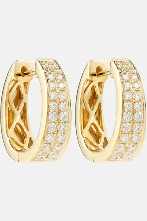 Anita Ohrringe Meryl Small aus 18kt Gelbgold mit Diamanten