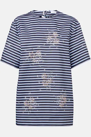 Paco rabanne Verziertes T-Shirt aus Baumwoll-Jersey