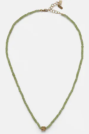 Suzanne Kalan Halskette Infinite aus Peridot mit 18kt Gelbgold