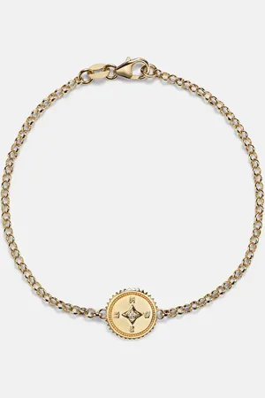 Foundrae Armband Internal Compass aus 18kt Gelbgold mit Diamant