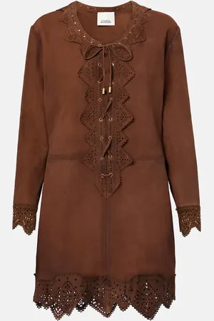 Isabel Marant Minikleid Charlina aus Veloursleder