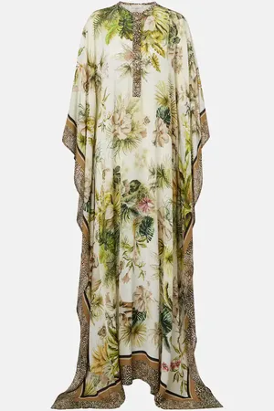 Elie saab Bedruckter Kaftan Savannah aus Chiffon