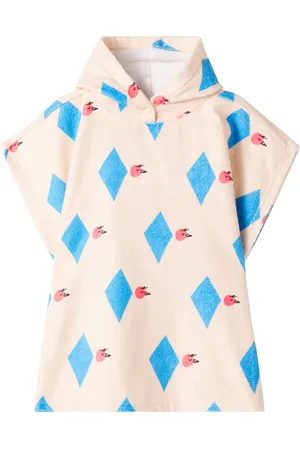 Jelly Mallow Bedruckter Poncho Diamond Bird aus Frottee