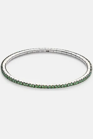 BUCHERER FINE JEWELLERY Armband aus 18kt Weißgold mit Tsavorit